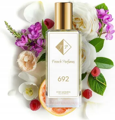 Produktbild von FP French Perfumes | Damenparfüm Nr. 692 – A r i – 60 ml – 20 % Parfümöl | Blumig-Fruchtig-Gourmand Damenduft – Elegant, Stilvoll & Langanhaltend