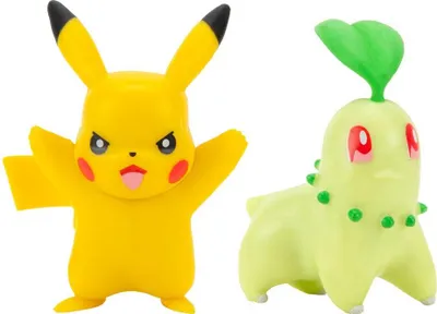Produktbild von Pokémon Battle Figuren Wave 10 (5 bis 8 cm) Pikachu + Endivie