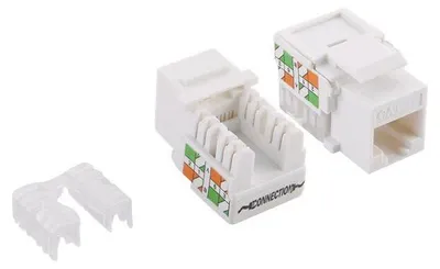 Obrázok produktu pre LogiLink NK4006, RJ-45, UTP, 5e, Biela, EIA/TIA 568A-5, 20 g