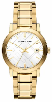 Produktbild von Damenuhr Burberry The City BU9103, INOX, Gold / Weiß