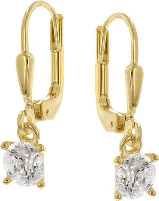 GLIZZ GL8795 Damen-Ohrringe 333 Gold Ohrhänger mit Zirkonias 1