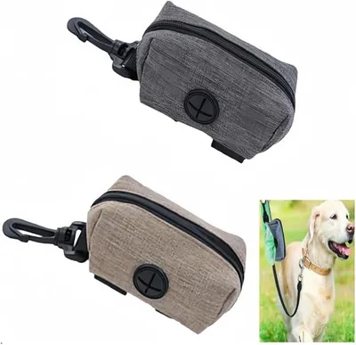 Produktbild von PolkaHome® 2er Set Hundekotbeutelhalter – Tragbarer Spender für Kotbeutel mit Karabiner, robust & praktisch für Spaziergänge, inkl.