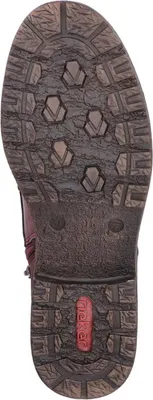 Produktbild von Rieker Damen Stiefelette mit Blumenmuster wasserabweisend mit RiekerTEX 94712, Größe:42 EU, Farbe:Rot