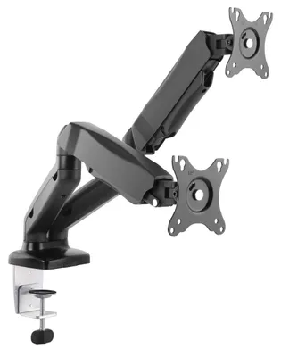 Produktbild von Equip Tischhalterung 17"-32"/2TFT 360° Gasfeder 9Kg schwarz retail