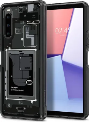 Zdjęcie produktu dla Spigen Ultra Hybrid Zero One, Pokrowiec, Sony, Sony Xperia 10 V, 15,5 cm (6.1"), Czarny, Szary