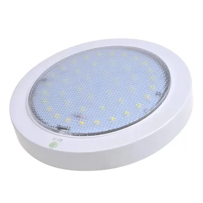 Produktbild von LED Deckenleuchte Rund 220x50mm 42 LEDs 12V 840lm Beleuchtung für zb Wohnwagen