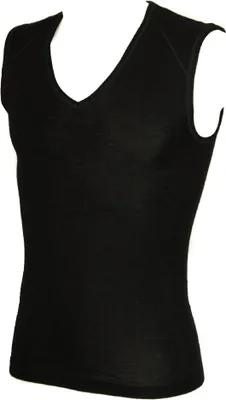 Immagine prodotto di Canottiera smanicato uomo spalla larga scollo V WSK RAGNO articolo 601593, 6-SESTA (EU XL - F 5 - USA L - GB 38), Lana 85%,Seta 15%
