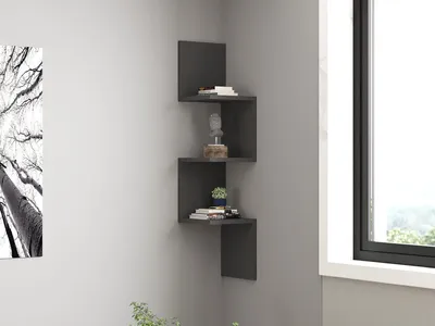 Obrázok produktu pre Skye Decor, Polica - Topike (antracit)