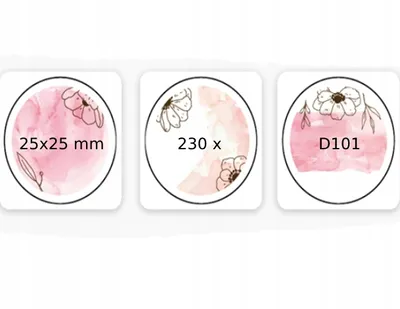 Immagine prodotto di nIIMBOT etichette Adesivi per D101 25*25mm 230x Rosa