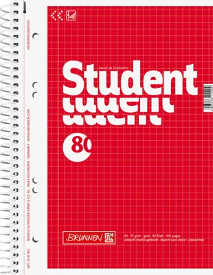 Immagine prodotto di Collegeblock a scacchi A5 Studente