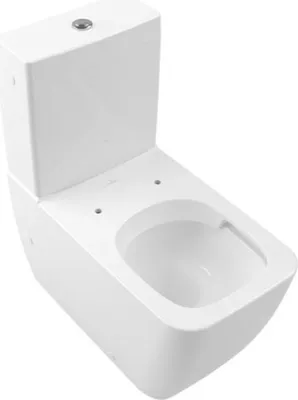 Immagine prodotto di Villeroy & Boch Venticello WC à fond creux pour combinaison, DirectFlush sans bord, au sol, 375x700x400mm, 4612R001, 4612R001