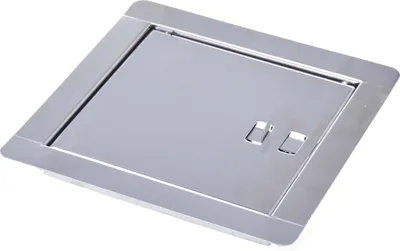 Produktbild von Aqbau® Kamintür Revisionstür Schornsteintür Revisionsklappe Wartungstür Edelstahl 14 x 14cm