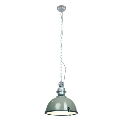 Produktbild von Steinhauer Pendelleuchte Bikkel 1-flammig Grün Matt 42x42cm