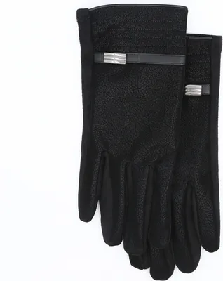 Produktbild von INF Kunstlederhandschuhe Schwarz