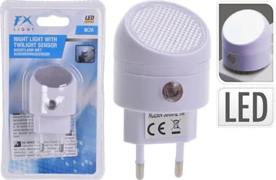 Produktbild von Ausgezeichnete elektrische Nachtlampe LED mit Sensor weiß