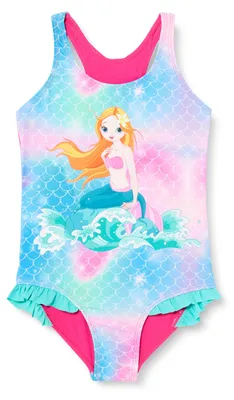 Produktbild von Playshoes UV-Schutz Badeanzug Mädchen Schwimmanzug Badebekleidung, Meerjungfrau, 134/140