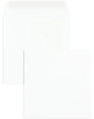 Immagine prodotto di Buste adesive, formato 160x160 mm, grammatura 90 g/m², bianche, confezione da 100 pezzi