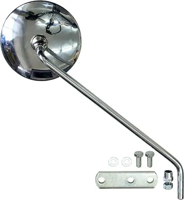 Produktbild von Rechter Lenker Spiegel grau MAGNETI MARELLI mit Halterung für VESPA px 125/150/200