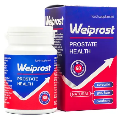 Produktbild von Weiprost 60 kapseln Nahrungsergänzungsmittel für Männer