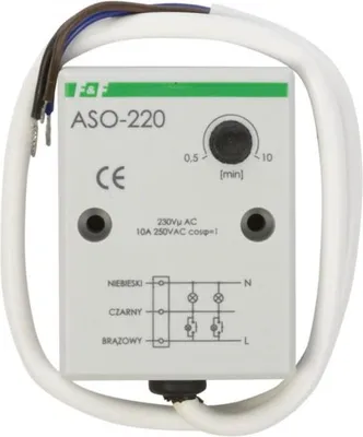 Immagine prodotto di F&F | Temporizzatore Per Illuminazione ASO-220 - 230V - Temporizzato - Spegnimento Automatico - Montaggio Facile