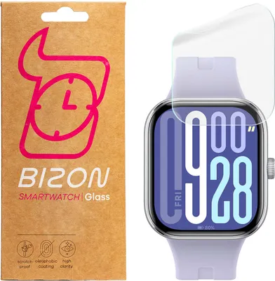 Produktbild von Bizon Glas Uhr Hydrogel Xiaomi Redmi Uhr 5 [2 PACK]
