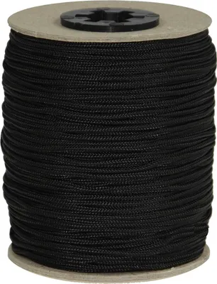 100m Schmuckschnur Polyesterschnur 1,5 mm schwarz