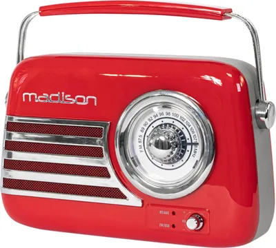 Produktbild von Madison Freesound-VR40R Red Retro Radio