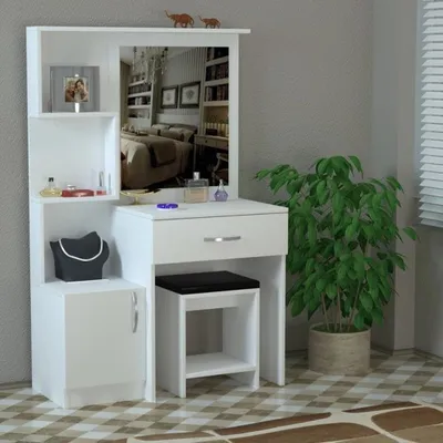 Obrázek produktu pro VELLA kosmetický stolek, bílá