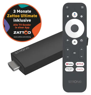 Produktbild von Strong LEAP-UNA Ultimate, 2K Ultra HD, Android, 3840 x 2160 Pixel, 480i, 480p, 576i, 576p, 720p, 1080i, 1080p, 2160p, Amlogic, S805