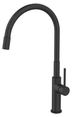 Produktbild von SAT Spültischarmatur Flexi, mattschwarz SATBSD290CM