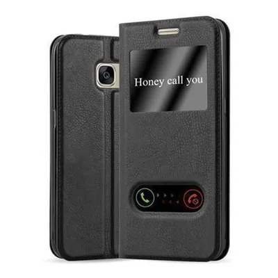 Obrázok produktu pre Ochranné puzdro Cadorabo pre Samsung Galaxy S7 v čiernej farbe puzdro na mobilný telefón puzdro typu kniha kryt puzdro