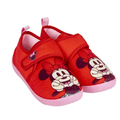 Immagine prodotto di Pantofole rosse con velcro di Minnie Mouse - 32-33