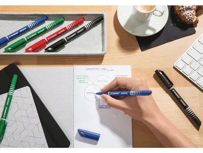 Immagine prodotto di STABILO® 189/41 Fineliner con punta a molla - SENSOR F - fine - penna singola - blu
