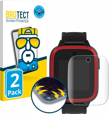 Produktbild von 2x BROTECT Fullscreen Schutzfolie für Xplora Let's Go Displayschutz Folie Fullcover Klar Transparent