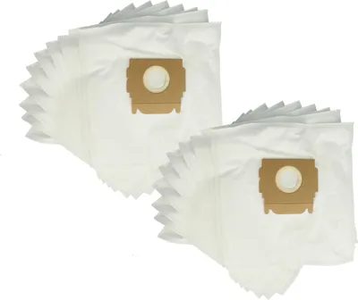Produktbild von vhbw 20x Staubbeutel kompatibel mit Privileg 940.002, 106.413 Staubsauger - 33cm x 28cm Weiß
