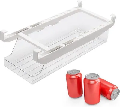 Image de Bacs à rouleaux transparents pour boîtes, empilables, transparents