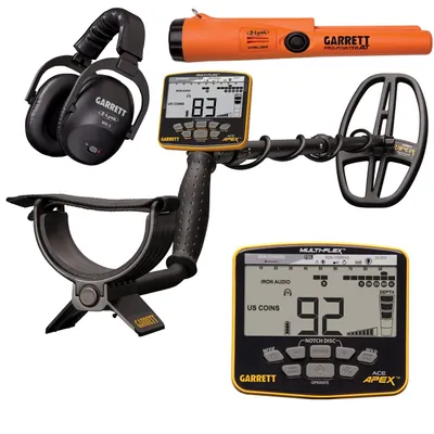 Produktbild von Garrett Ace APEX (Viper) Wireless Pack Metalldetektor + Garrett ProPointer AT Z-Lynk