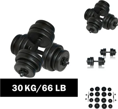Immagine prodotto di vidaXL Manubri 2x15 kg - Manubri e pesi