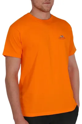 Produktbild von Fruit of the Loom Valueweight T mit Vintage-Logo Farbe: orange Größe: M