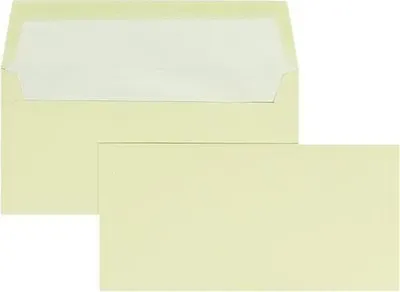 Produktbild von Briefumschläge Conqueror Texture DINlang 120g/qm gummiert VE=100 St. chamois