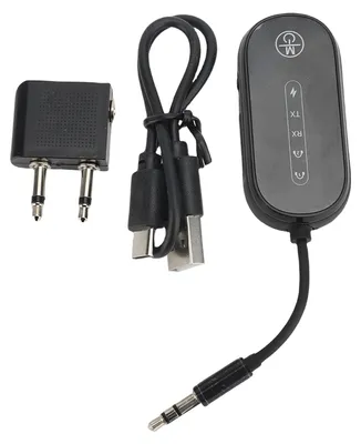 Image de Récepteur et émetteur Bluetooth 5.4, portée de 10 mètres, prise AUX 3,5 mm, grande autonomie, adaptateur sans fil pour voiture
