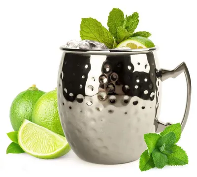 Produktbild von 2 x Moscow Mule Becher – Handgefertigt aus Kupfer – 500 ml
