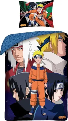 Obrázok produktu pre Obliečka na prikrývku Naruto Hotová 140 x 200 cm bavlna 65 x 65 cm