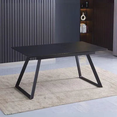 Immagine prodotto di Tavolo allungabile Shelton colore nero 160x90x76H