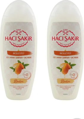 Produktbild von Haci Sakir Shampoo 2x 500 ml Mandel