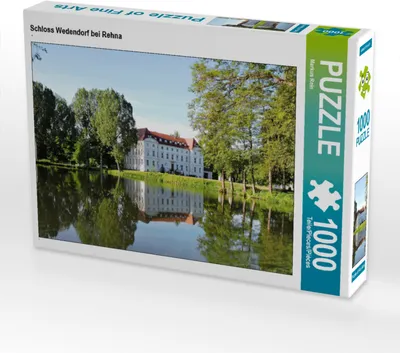 Produktbild von CALVENDO Puzzle Schloss Wedendorf bei Rehna | 1000 Teile Lege-Größe 64x48cm Foto-Puzzle für glückliche Stunden