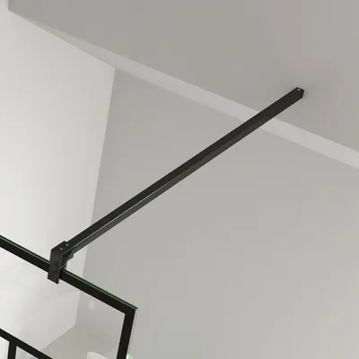 Produktbild von 900mm Schwwarze Haltestange Stabilisator Stabilisationsstange für Duschwand Galswand