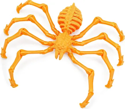 Produktbild von 3D-gedruckte Riesenspinne mit einziehbaren Beinen, beweglichen Gelenken, Halloween, gruselige Gelenkspinne, Schreibtisch-Dekoration