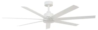 Zdjęcie produktu dla Energooszczędny wentylator sufitowy z oświetleniem LED i pilotem Atlanta White 142 cm