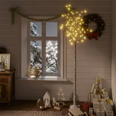 Zdjęcie produktu dla The Living Store Choinka 200 LED 2,2 m Ciepła biel Indoor Outdoor